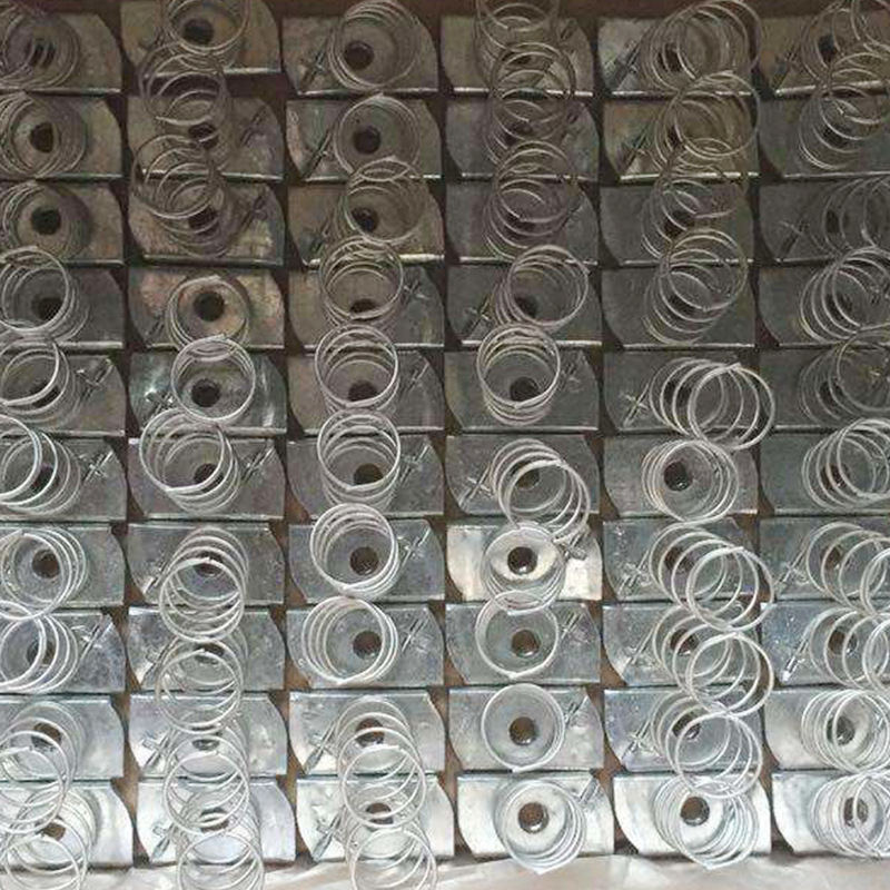 Metric Galvanized, Polished Stainless Steel Square Head Spring Nuts
