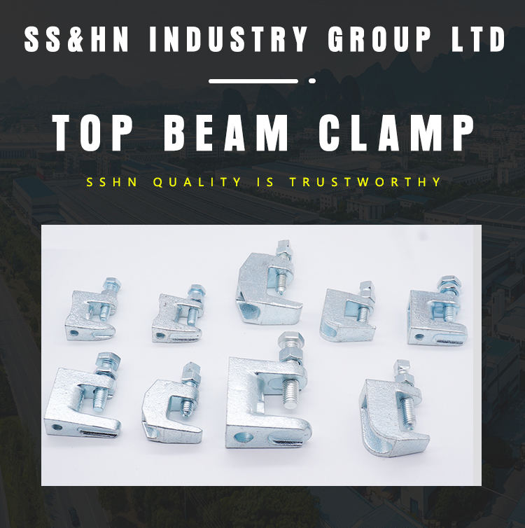 Stainless Steel metal malleable iron Beam clamp in constructions