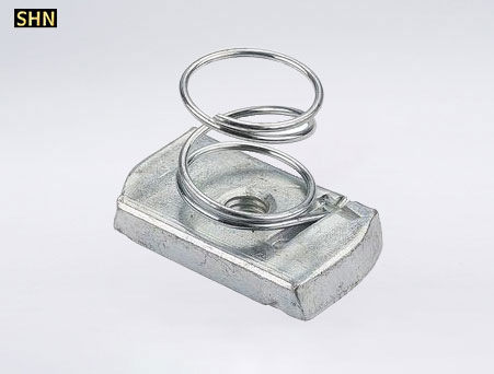 procured spring nut for strut channel