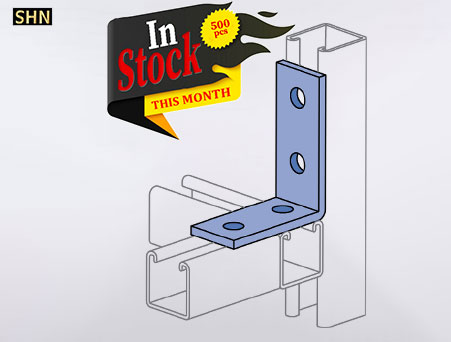 unistrut channel stainless steel 90 degree bracket