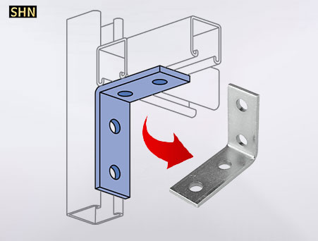 Unistrut 90 degree angle strut bracket