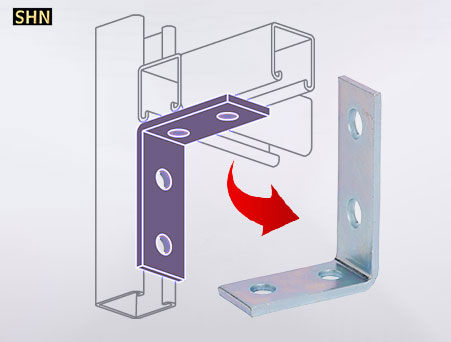 Unistrut 2 hole I bracket