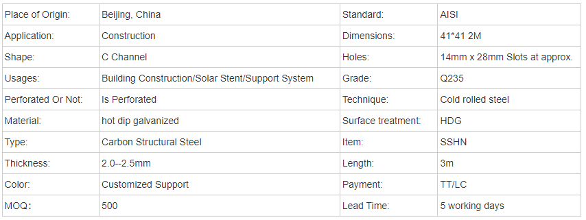 unistrut channel stainless steel