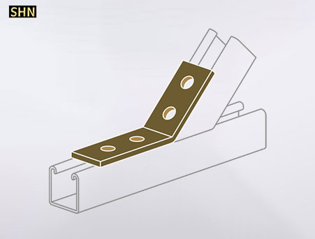 135 Degree Unistrut channel Bracket