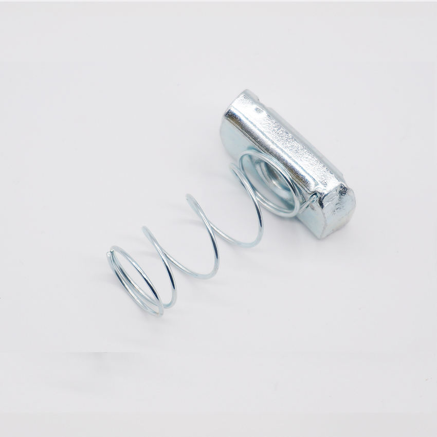 Polished Stainless Steel Square Head Spring Nuts