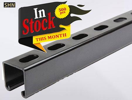 Q235 Strut Channel Black Flange angle 41 x 41 2.5mm (3M)