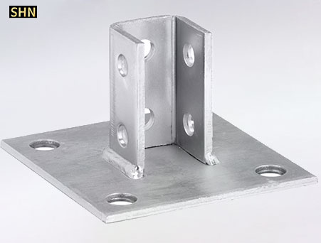 Unistrut bracket Post base 6 Holes Fittings