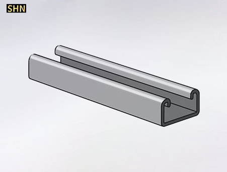 Solid Strut Channel 13/16 in x 13/32 in, 19 Gauge, 10 Ft