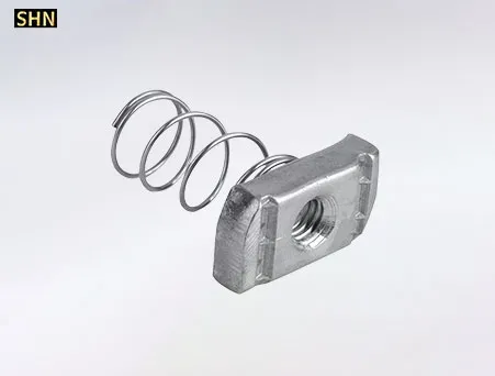 1/4 inch  x 1/4 inch, Channel Nut, Regular Spring USA