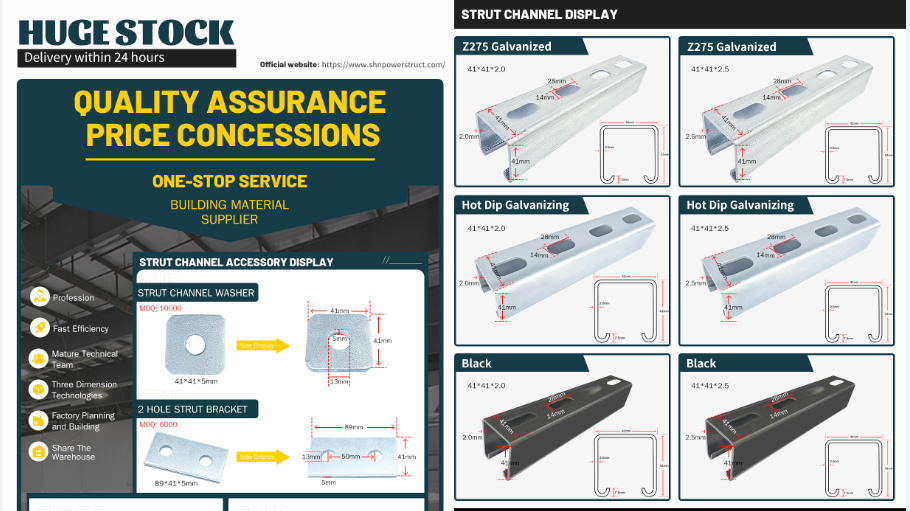 When selecting the right strut channel for your needs, You need consider !