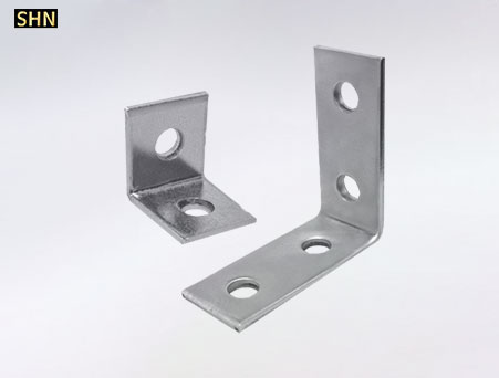 long flat metal strut bracket with holes