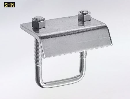 channel to beam strut clamp with u-bolt