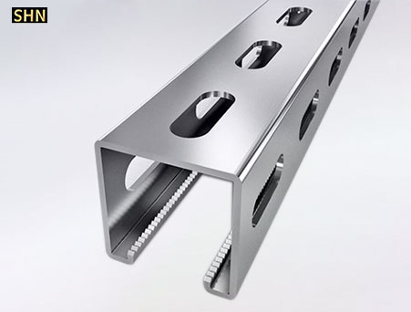 Durable 316 Stainless Steel Strut Channel, Ideal for Seismic Bracing