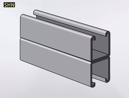 Back-to-Back Strut Channels: for Solar Photovoltaic Stents