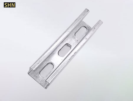 Aluminum Strut Channel - 1-5/8 in W, Slotted Design, 10 Ft L